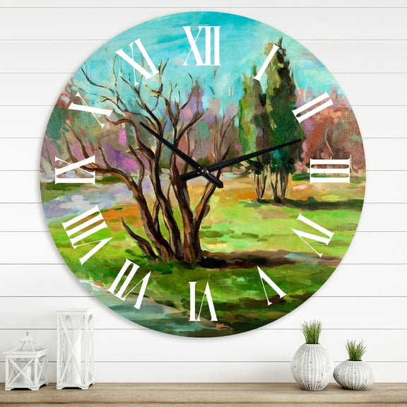 Designart 1 in Quartz Traditional Wall Clock