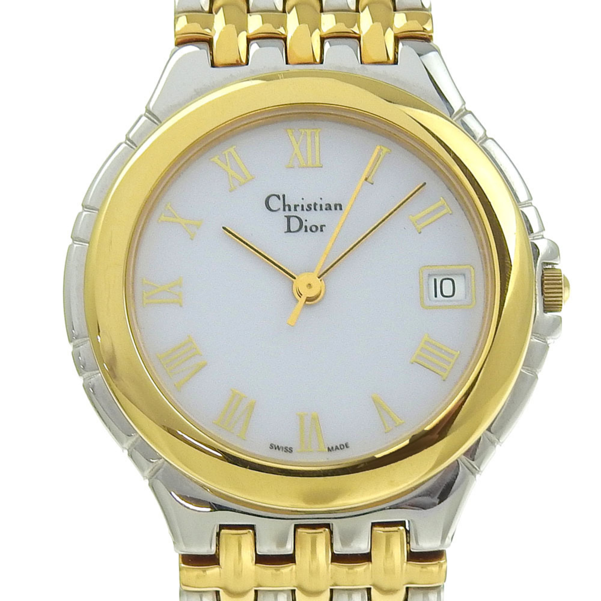 Dior Preserved Bakira 46 Quartz White Shell Dial Watch Christian Dior Stainless Steel Diamond Sapphire 33mm  main image 4