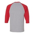 thumbnail image 2 of Gildan Heavy Cotton Raglan Three-Quarter Sleeve T-Shirt, 2 of 4