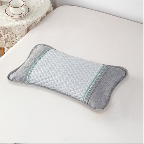 Konghyp Cooling Pillow Case - Ice Silk Summer Pillow Cover with Neck Support, Breathable & Washable Nylon Pillowcase for Hot Sleepers, Temperature Regulating Bedding Accessory