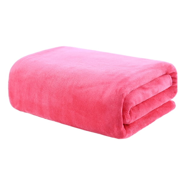 Advancent Toalla suave y cómoda con tacto de plumas, toalla de microfibra de varios colores, absorbente y de secado rápido Toallas y Paños Rosa roja