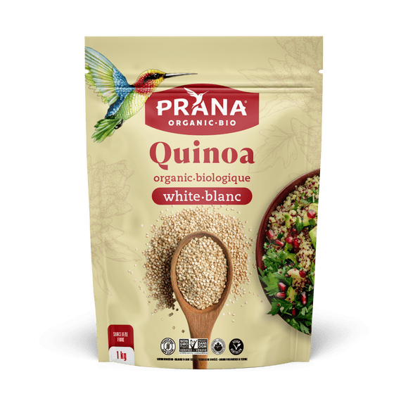 Prana Quinoa Blanc Biologique et Sans-Gluten, 1kg