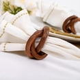 thumbnail image 3 of Three-Ring Napkin Rings, Decorative Handcuff Ring, Napkin Holders, Napkin Rings Bulk for Decoration 8Pcs, 3 of 7