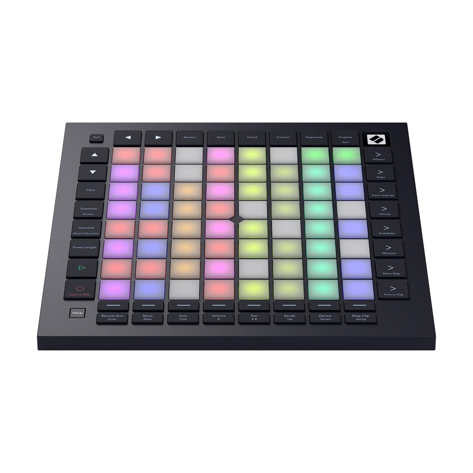 Novation Launchpad Pro 64-Pad Ableton Controller with Over-Ear Monitoring Headphones Package
