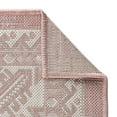 thumbnail image 6 of Rugs.com Outdoor Aztec Collection Rug – 10' x 14' Pink Flatweave Rug Perfect For Living Rooms, Large Dining Rooms, Open Floorplans, 6 of 7