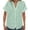 Green Shirts, variant on Women Blouses Summer Tank Loose Fit Pleated V Neck Sleeveless Tops Curved Hem Flowy Solid Color Relaxed Fit Female Back To School Shirts
