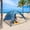 blue, variant on Portable Beach Canopy Sun Shelter UPF50 , 4-6 Person Large Beach Tent Waterproof Windproof, Outdoor Sun Shade Tent with Carry Bag