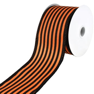 Homeford Nylon Metallic Glitter Ribbon, 7/8-inch, 25-yard, Black