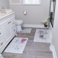 thumbnail image 1 of the US States Design 3 Piece Bathroom Rugs Set - Non-Slip Ultra Thin Bath Rugs for Bathroom Floor - Washable Cotton Bathroom Mats Set, 1 of 8