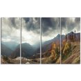thumbnail image 2 of Caucasus Mountains White Panorama - Landscape Artwork Canvas, 2 of 3