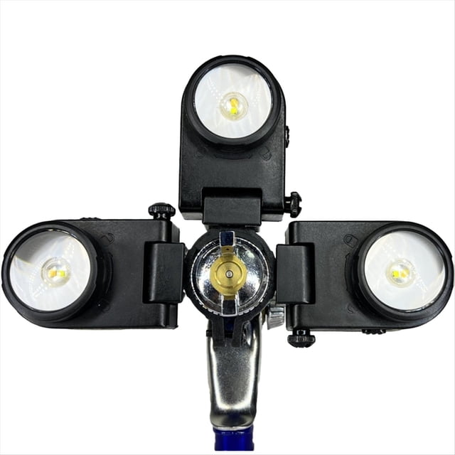 Reflector Auxiliar Recargable por USB, Herramienta de Iluminación con Pulverizador, Iluminación de Pintura en Aerosol, Pistola de Pintura, Luz de Relleno Especial C