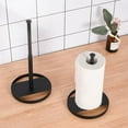 thumbnail image 6 of FRCOLOR Paper Toilet Holder Roll Holder Toilet Paper Holder Stand 16X16X31CM Black, 6 of 8