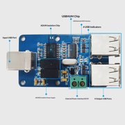 USB Isolator 2500V Isolator ADUM3160 Module Coupling Protective Board USB Isolation with USB2.0 480Mbps Data Transfer