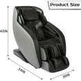thumbnail image 7 of BestMassage Full Body Zero Massage Chair with Bluetooth 3D Speaker and Built-in Heat Therapy,Black, 7 of 7