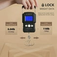 thumbnail image 5 of NUTRI FIT Suitcase Weight Scale for Luggage Travel Portable Hand Held Digital 110lb/50kg, 5 of 11