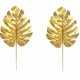 thumbnail image 3 of 30Pcs Artificial Plants Palm Leaves Gold Tropical Party Leaves Decorations Turtle Leaf Monstera, 3 of 5
