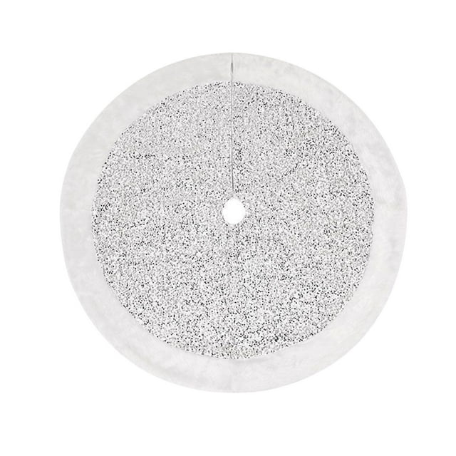 Falda de Árbol Zulema Cubierta de Base de Árbol de Navidad 120cm Argenta