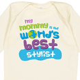 thumbnail image 4 of Inktastic Stylist Mom Baby Girls Long Sleeve Baby Bodysuit, 4 of 5