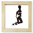 thumbnail image 1 of Hot Woman Bikini Outline Square Picture Frame Wall Tabletop Display, 1 of 3