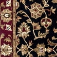 thumbnail image 5 of Alora Decor Sareena 5' x 8' Border Black Burgundy Sage Tan Off White Area Rug, 5 of 5
