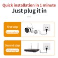 thumbnail image 4 of Sistema de cámara de seguridad inalámbrica de 3MP, 8CH NVR +4pcs 3MP HD, 4 of 8