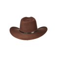 thumbnail image 4 of El General Suede Western Hat Dark Brown 44250, 4 of 6