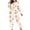 Beige-2, variant on Plus Size Women Halloween Pajama Set, Pumpkin Ghost Bat Print Boat Neck Long Sleeve Top Jogger Pants 2 Piece Loungewear Sleepwear Nightwear Halloween Outfit