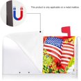 thumbnail image 3 of America Patriotic Floral Blooms Independence Day Mailbox Cover with Magnetic Strip Memorial Day Mailbox Wraps Post Letter Box Cover Standard Size 21" X 18" for Garden Outdoor Yard Decor, 3 of 6