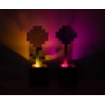 thumbnail image 2 of Minecraft Battery Powered Daisy and Allium Flower Night Lights, (2 Pack), 2 of 7