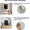 thumbnail image 5 of Wall Art Canvas Painting with Frame (12×16 inch), Golden Makeup Black Woman Portrait Artwork African American Wall Art Modern Wall Decor For Living Room Bathroom Hallway, 02-HRXX02, 5 of 5