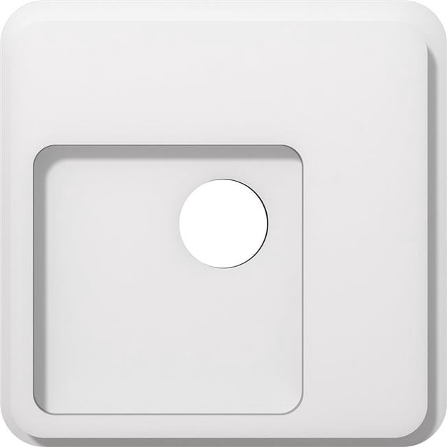 Ekena Millwork CMP10LN-02000 10 in. OD x 2 in. ID Square Lucan Architectural Grade PVC Contemporary Ceiling Medallion