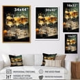 thumbnail image 4 of Designart "Vesper Vibrance Twilight Turquoise Fusion" Food & Beverage Canvas Wall Art - Traditional Brown Cocktails Entryway Wall Art, 4 of 6