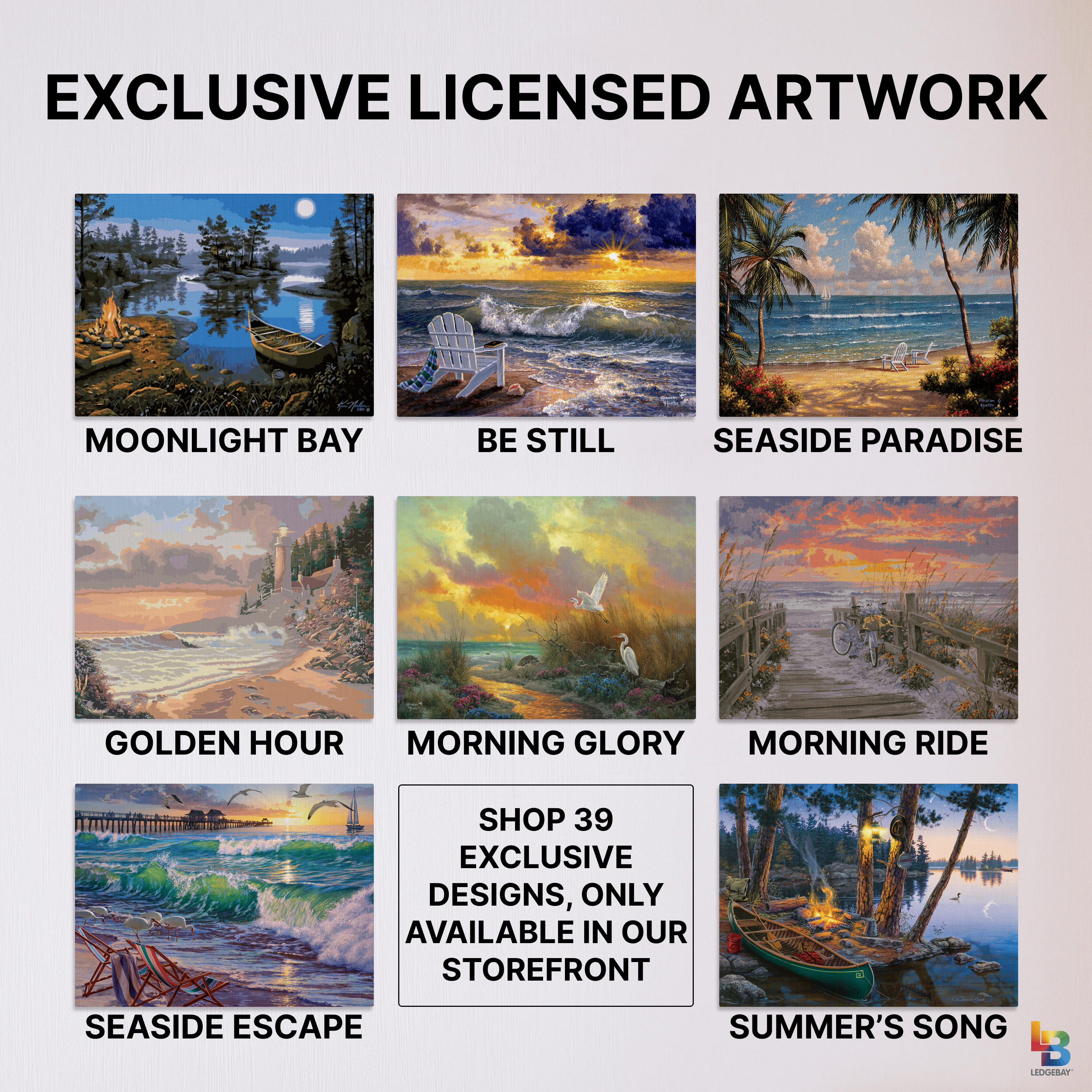 Ledgebay Paint by Numbers Kit, 12x16 Framed Canvas photo 4