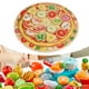 thumbnail image 5 of Juego de pizza de madera, juego de comida, juguetes de cocina de madera, juguete realista de aprendizaje temprano, juguete de mano Estilo A, 5 of 9