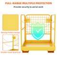 thumbnail image 2 of Forklift Safety Cage, 36"x36" Heavy Duty Forklift Man Basket Foldable Forklift Work Platform with Double Chain Guardrail Perfect for Aerial Work, 2 of 9