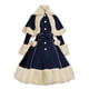 thumbnail image 3 of Vestido de estilo Lolita con volantes para mujer, maxivestido femenino elegante de manga larga, vestido plisado de princesa estético Vintage, 2022, 3 of 3