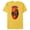 Yellow, variant on Marvel Deadpool Comic The Despicable Deadpool Face & Logo - Short Sleeve Blended T-Shirt for Adults - Customized-Yellow