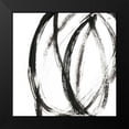 thumbnail image 2 of Holland, J. 20x20 Black Modern Framed Museum Art Print Titled - Linear Expression IX, 2 of 5