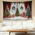 thumbnail image 2 of SOFIKAANMU Christmas Tapestries, Various Designs And Patterns, Winter Snow And Forest Tapestries, Bedroom And Dormitory Home Decor Tapestries, 6 Sizes, 80 X 60 Inches., 2 of 7