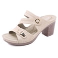 thumbnail image 3 of Women's Sandals Leather Platform Sandal Summer Thick Sole High Heels Ladies Sandal Summer Shoes for Women, 3 of 7