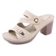 thumbnail image 1 of Sandalias de empalme con hebilla de metal para mujer Tacón grueso Tacón alto Zapatillas cómodas de talla grande, 1 of 5