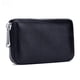 thumbnail image 5 of Cartera de cuero genuino para tarjetas, universal, antimagnética, para hombres y mujeres, con 12 ranuras para tarjetas, funda para tarjetas RFID antiescaneo, 5 of 6