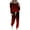 Red, variant on yievot Sweatsuit Sets for Women 2 Piece Lounge Set Loose Jogger Sets Fall Outfits Sets Solid Tracksuits with Pockets on Clearance