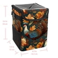 thumbnail image 5 of Turkey Foldable Car Trash Bin Mini Trash Can with Lid, Leak-proof, Hanging Storage Bag - Car Garbage Can, 5 of 6