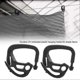 thumbnail image 3 of Plastic Shade Cloth Clips, 100 Pcs Plastic Shade Net Hanging Hooks For Shade Cloth, Garden Netting, Greenhouse Accessories, 3 of 5