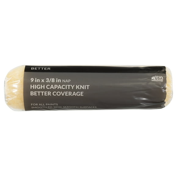 Better 9x3/8 Polyester Knit Paint Roller Cover