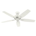 thumbnail image 1 of Ventilador de techo Hunter 53319 Newsome con cadena blanca de 132 cm, 1 of 8