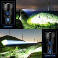 thumbnail image 3 of Rechargeable LED Flashlights, 90,000 High Lumens Super Bright Flashlight, Tactical Xhp90 Flashlight with 5 Modes, Zoomable, Waterproof for Military Class F, 3 of 3
