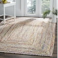 thumbnail image 1 of Aizza Trends Handmade Hand Braided Natural Jute and Cotton Floor Area Rug | Floor Carpet Rug | Floor Mat | Home Decore Rug, 1 of 5