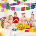 thumbnail image 4 of 4 Pack Fiesta Banner Colorful Felt Papel Picado Banner for Party Cinco de Mayo Day of the Dead Fiesta Party Decorations Supplies, 4 of 7